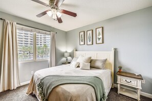 Master bedroom with king bed