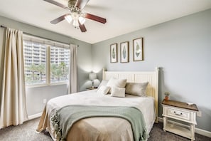 Master bedroom with king bed