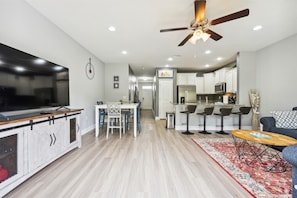 Living Room into Kitchen and Dining