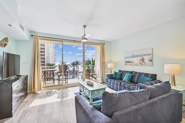 Natural Light floods the living area