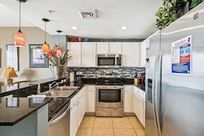 fully equipped kitchen