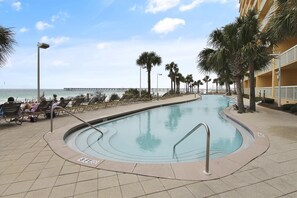 Resort Pool and pool deck