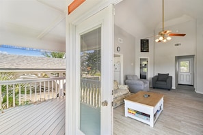 French doors leading to Front Porch