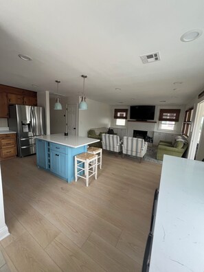 Kitchen and Living Room
