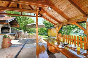 Covered terrace