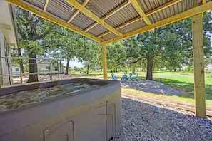 enjoy your private hot tub all year long