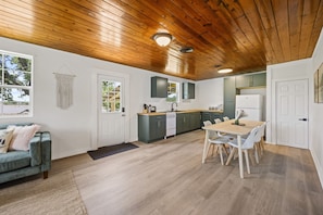 Fully equipped kitchen for home-cooked meals