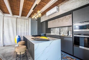 Kitchen and dining area