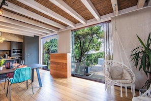 Living and dining room