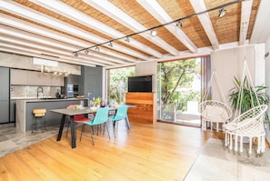 Living and dining room