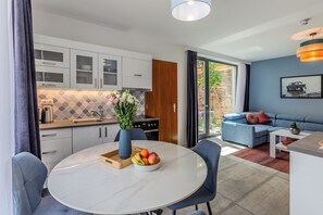 Kitchen and dining area