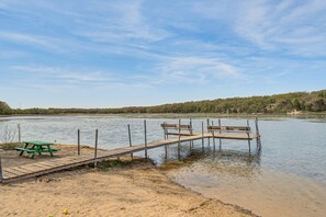 Community Dock | Kayaks & Canoe | Sandy Beach