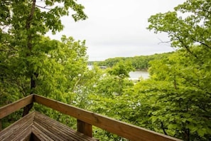 Soak in the sights and sounds of nature from this elevated outdoor space—deck living at its best!