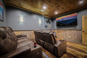 Theater room to watch your favorite movies or the big game!