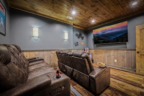 Theater room to watch your favorite movies or the big game!