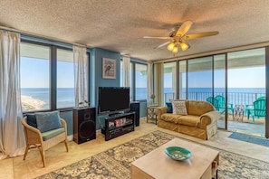 Gulf front living room