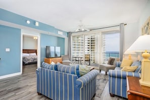 Gulf front living room