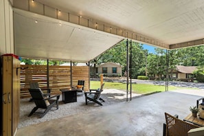 Enjoy covered outdoor space