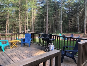 Fire up the grill on the back deck!