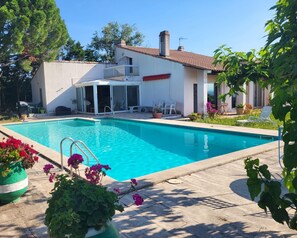 House view with pool