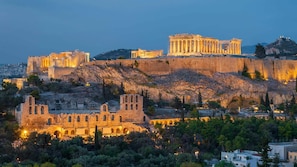 Acropolis is just 2km away