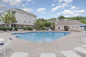 The local Willow Bend community pool is just a short walk from the condo.