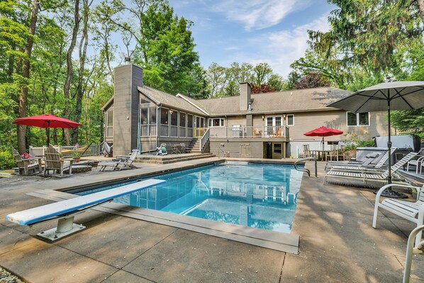 Cannonballs, cocktails, and poolside lounging await.