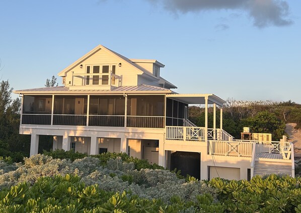Directly on 200ft of beach OCEANfront property no road to cross.