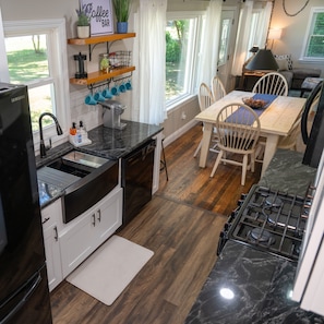 fully-equipped kitchen