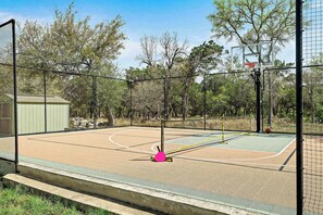 Basketball and Pickleball Court