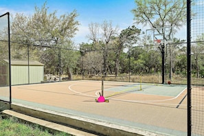 Basketball and Pickleball Court