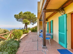 Blau, Meer, Ozean, Küste, Eco Hotel, Balkon, Tropen, Zaun