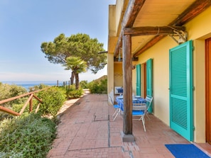 Blau, Meer, Ozean, Küste, Eco Hotel, Balkon, Tropen, Zaun
