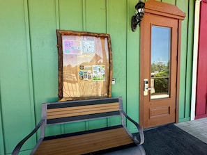 Private locked door for our Suite guest only