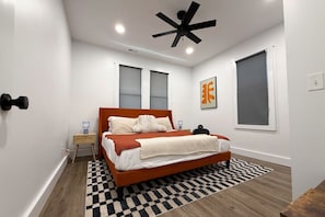 First Bedroom, New King Bed!