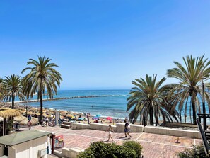 The board walk is right in front of your terrace