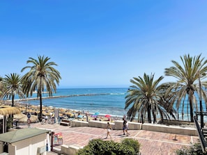 The board walk is right in front of your terrace