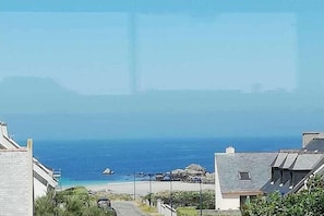 Vue sur la plage/lâocĂ©an