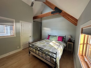 2nd floor bedroom (queen) with private bathroom
