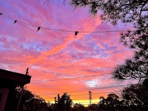 Sunset - Back Deck