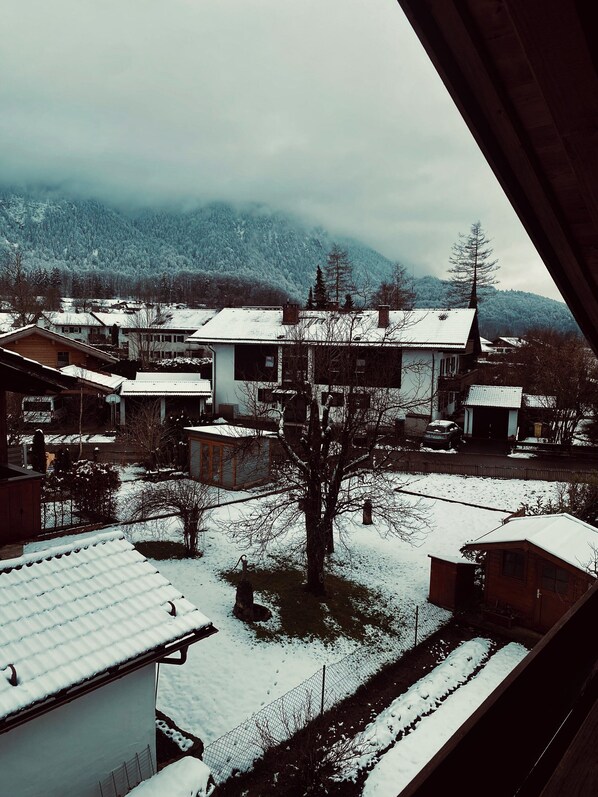 Blick von der Unterkunft