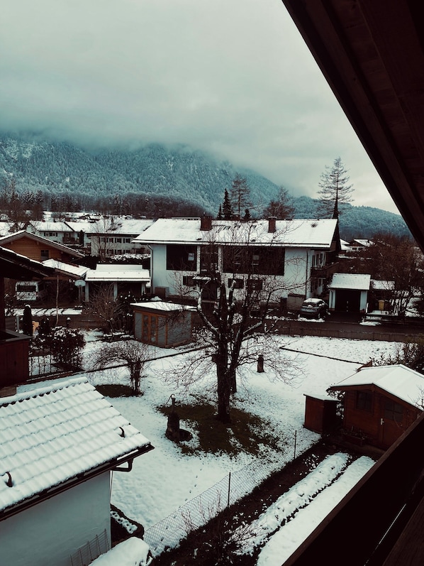 Blick von der Unterkunft