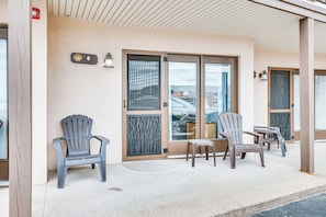Semi-Private Patio | Single-Story, 1st-Floor Unit | 300 Sq Ft