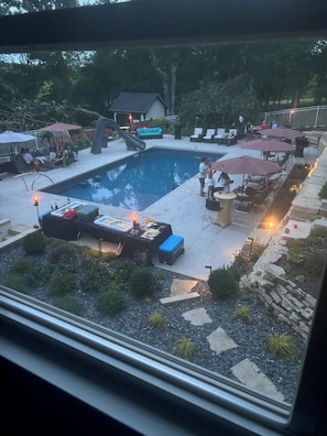 Enjoy the pool off of the main house from May to September!
