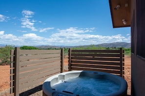 Professionally maintained hot tub