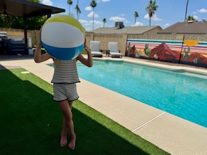 Kid-approved fun under the Arizona sun—pool days made playful.