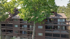 "Welcome to The Knolls Resort! Your perfect Lakeview Condo awaits, offering access to pools, a hot tub, sauna, and more for an unforgettable getaway."