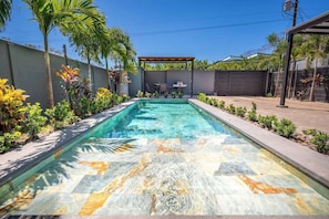 Pool looking from Living Room to Rancho