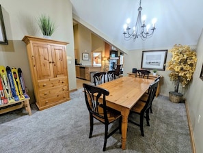 Dining area for six