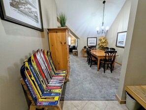 Unit Entryway in this Ski Themed Keystone Rental!